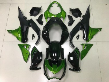 Cheapest 2013-2016 Green Black Kawasaki Z800 Motorbike Fairing Kits Canada