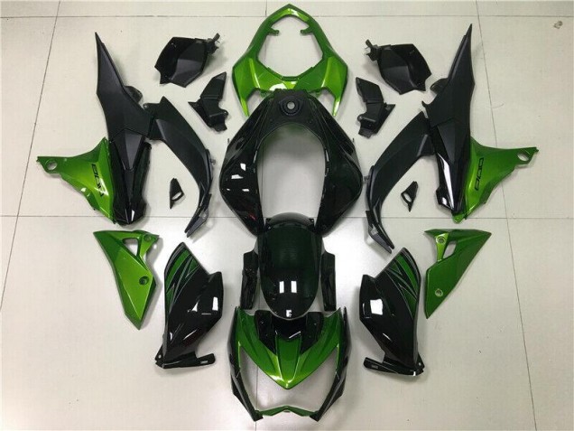 Cheapest 2013-2016 Green Black Kawasaki Z800 Motorbike Fairing Kits Canada