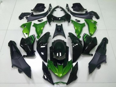 Cheapest 2013-2016 Green Black Kawasaki Z800 Moto Fairings Canada
