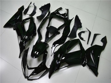 Cheapest 2013-2018 Glossy Black Kawasaki ZX6R Motorcycle Fairings Kit Canada