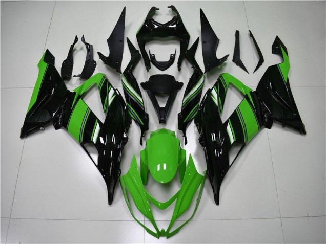 Cheapest 2013-2018 Green Black Kawasaki ZX6R Motorcycle Fairings Canada Cheapest 2013-2018 Green Black Kawasaki ZX6R Motorcycle Fairings Canada