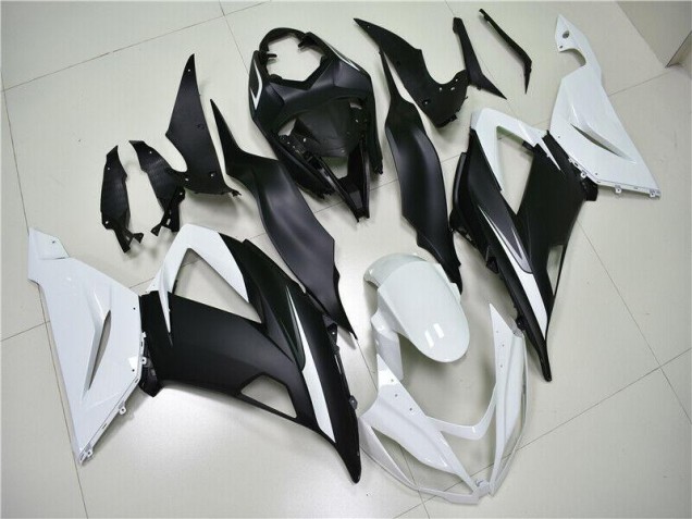 Cheapest 2013-2018 White Black Kawasaki ZX6R Motorbike Fairings Canada