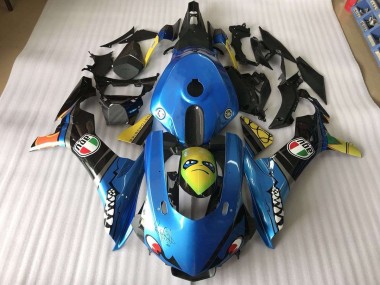 Cheapest 2015-2019 Blue Shark Yamaha YZF R1 Motorbike Fairing Canada