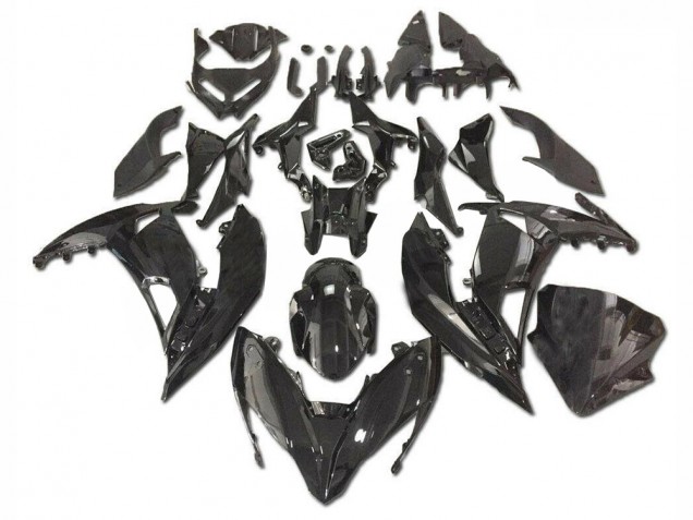 Cheapest 2017-2019 Glossy Black Kawasaki EX650 Bike Fairing Kit Canada Cheapest 2017-2019 Glossy Black Kawasaki EX650 Bike Fairing Kit Canada