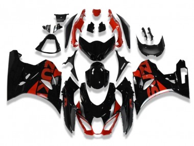 Cheapest 2017-2021 Black Red Suzuki GSXR 1000 Motorcycle Fairings Kit Canada
