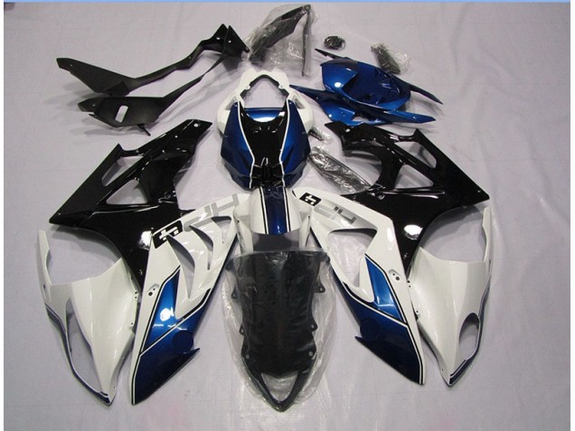 Cheapest 2009-2014 White Blue BMW S1000RR Replacement Fairings Canada