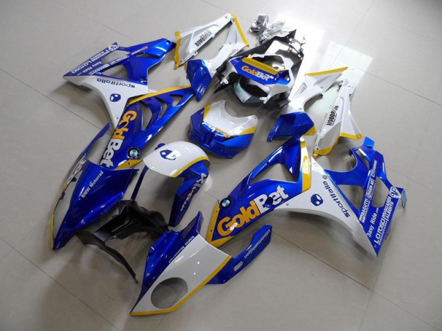 Cheapest 2009-2014 Blue White GoldBet BMW S1000RR Motorcycle Fairings Kit Canada Cheapest 2009-2014 Blue White GoldBet BMW S1000RR Motorcycle Fairings Kit Canada