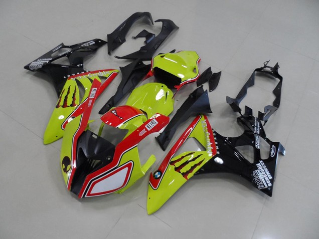 Cheapest 2009-2014 Green Red Monster BMW S1000RR Bike Fairings Canada