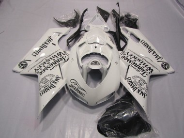 Cheapest 2007-2014 White Jack Daniels Ducati 1098 Motor Fairings Canada
