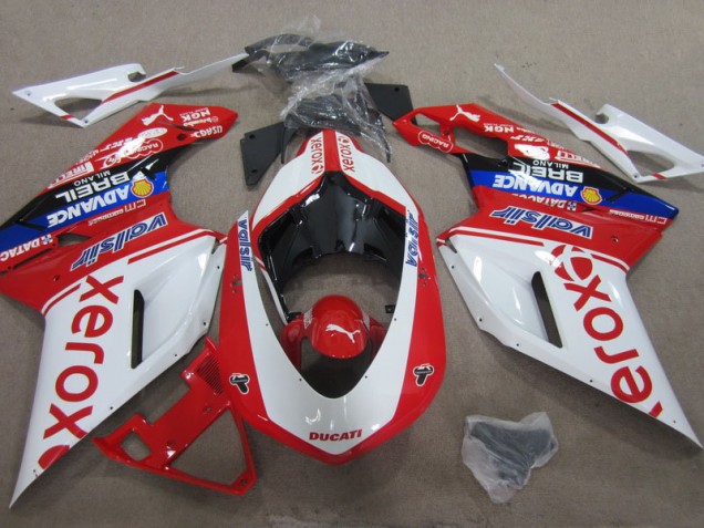 Cheapest 2007-2014 White Red Xerox Ducati 1098 Motorcycle Replacement Fairings Canada Cheapest 2007-2014 White Red Xerox Ducati 1098 Motorcycle Replacement Fairings Canada