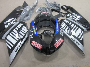 Cheapest 2007-2014 Black White Advance Alice Ducati 1098 Replacement Fairings Canada