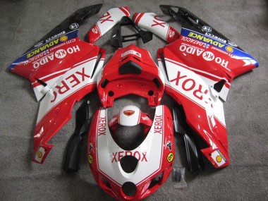 Cheapest 2005-2006 Red White Xerox Ducati 749 Motorcycle Fairings Kits Canada