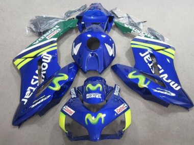 Cheapest 2004-2005 Blue Movistar Castrol Honda CBR1000RR Motorbike Fairing Canada