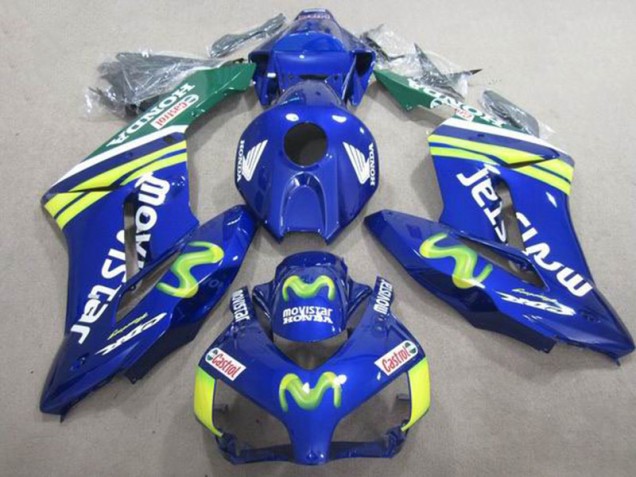 Cheapest 2004-2005 Blue Movistar Castrol Honda CBR1000RR Motorbike Fairing Canada Cheapest 2004-2005 Blue Movistar Castrol Honda CBR1000RR Motorbike Fairing Canada