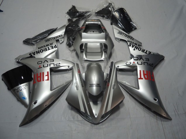 Cheapest 2004-2005 Silver Red Fiat Honda CBR1000RR Motorcycle Fairings Canada