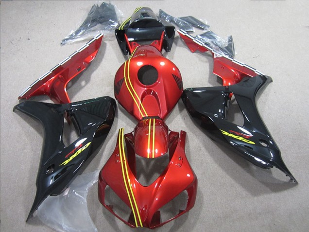 Cheapest 2006-2007 Black Red Yellow Honda CBR1000RR Motorcycle Replacement Fairings Canada Cheapest 2006-2007 Black Red Yellow Honda CBR1000RR Motorcycle Replacement Fairings Canada