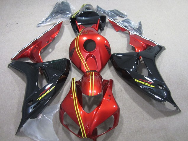 Cheapest 2006-2007 Black Red Yellow Honda CBR1000RR Motorcycle Fairing Kit Canada