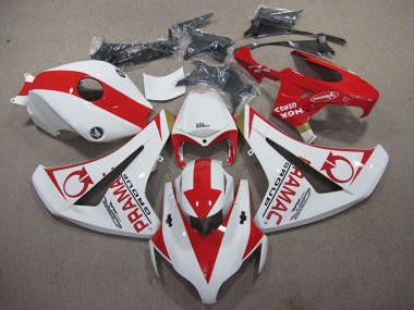 Cheapest 2008-2011 White Red PRAMAC Honda CBR1000RR Bike Fairing Canada
