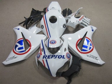 Cheapest 2008-2011 White Blue Repsol Honda CBR1000RR Motorbike Fairing Canada