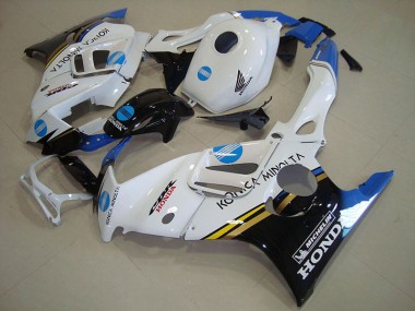 Cheapest 1995-1998 White Blue Konica Minolta Honda CBR600 F3 Motorcycle Fairings Kit Canada