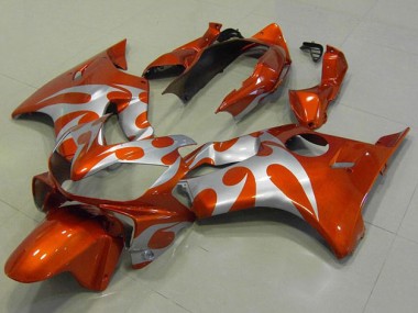Cheapest 2004-2007 Orange Silver Honda CBR600 F4i Motor Bike Fairings Canada