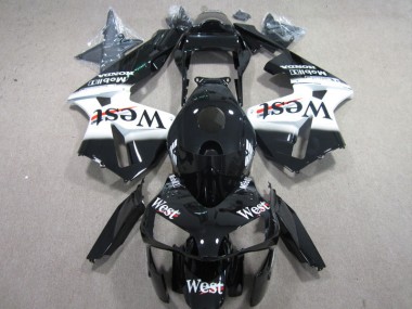 Cheapest 2003-2004 West White Black Honda CBR600RR Motorbike Fairings Canada