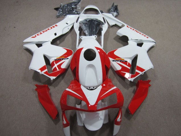 Cheapest 2003-2004 White Red Honda CBR600RR Motorcycle Fairing Kits Canada