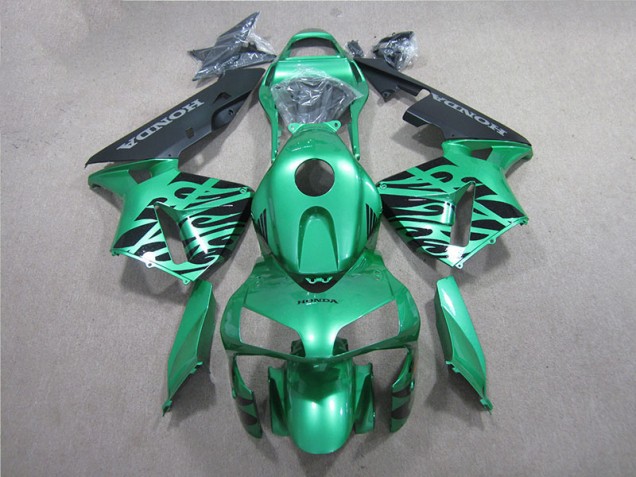 Cheapest 2005-2006 Green Black Honda CBR600RR Motorcycle Fairings Kit Canada