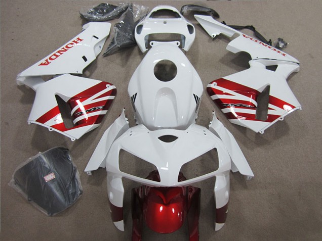 Cheapest 2005-2006 White Red Honda CBR600RR Motorcycle Fairing Kit Canada Cheapest 2005-2006 White Red Honda CBR600RR Motorcycle Fairing Kit Canada