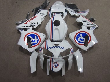Cheapest 2005-2006 White Blue Repsol Honda CBR600RR Bike Fairing Kit Canada
