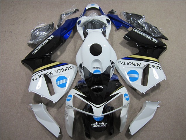 Cheapest 2005-2006 White Blue Konica Minolta Honda CBR600RR Motorcycle Replacement Fairings Canada