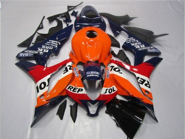 Cheapest 2007-2008 Orange Blue Black Repsol Honda CBR600RR Motorcycle Fairings Canada