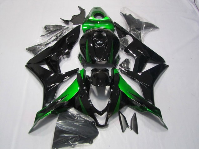 Cheapest 2007-2008 Black Green Honda CBR600RR Motorcycle Replacement Fairings Canada