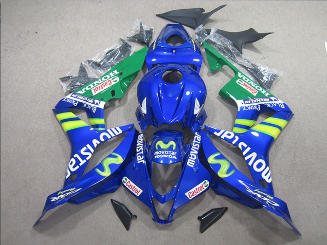 Cheapest 2007-2008 Blue White Movistar Honda CBR600RR Bike Fairing Canada Cheapest 2007-2008 Blue White Movistar Honda CBR600RR Bike Fairing Canada