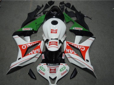 Cheapest 2007-2008 White Red MORELLATO San Carlo Honda CBR600RR Bike Fairing Kit Canada
