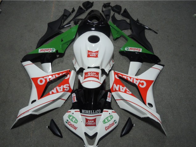 Cheapest 2007-2008 White Red MORELLATO San Carlo Honda CBR600RR Bike Fairing Kit Canada Cheapest 2007-2008 White Red MORELLATO San Carlo Honda CBR600RR Bike Fairing Kit Canada