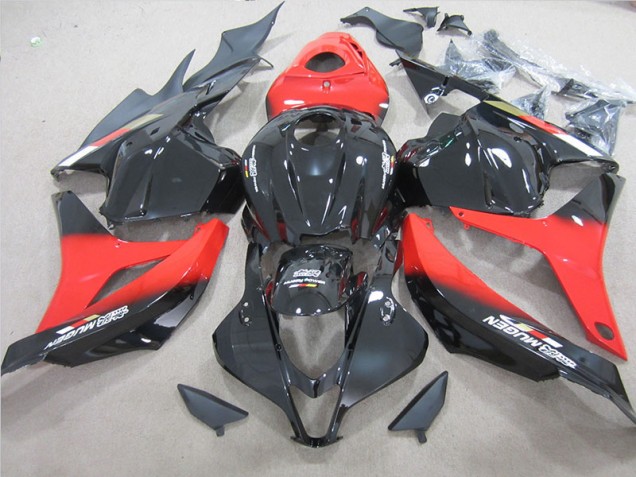 Cheapest 2009-2012 Black Red Honda CBR600RR Bike Fairing Canada