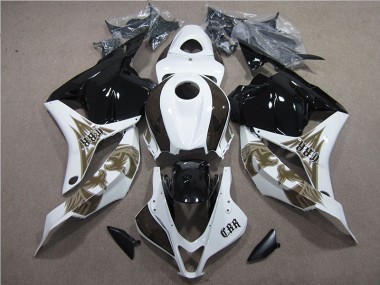 Cheapest 2009-2012 Black White Honda CBR600RR Bike Fairing Kit Canada