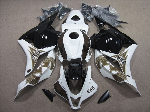 Cheapest 2009-2012 Black White Honda CBR600RR Bike Fairing Kit Canada