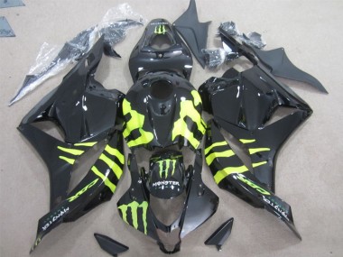 Cheapest 2009-2012 Black Green Monster Honda CBR600RR Motorcycle Fairing Canada