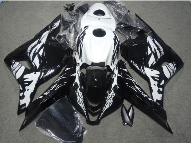 Cheapest 2009-2012 Black White Honda CBR600RR Bike Fairing Canada