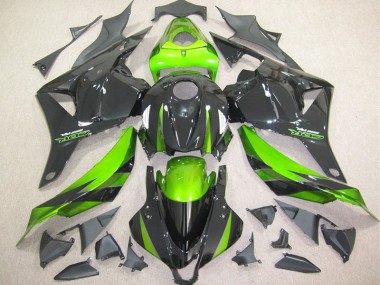 Cheapest 2009-2012 Black Green Honda CBR600RR Bike Fairing Kit Canada