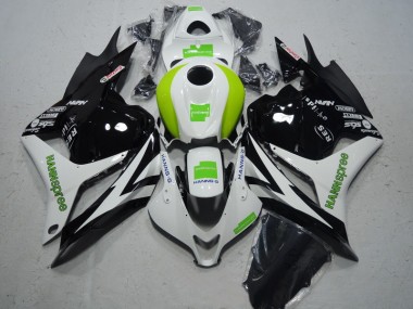 Cheapest 2009-2012 Black White Green Hannspree Honda CBR600RR Moto Fairings Canada