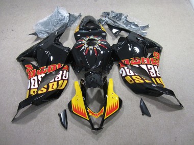 Cheapest 2009-2012 Black Yellow Honda CBR600RR Motorcycle Fairing Canada