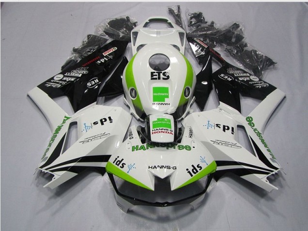 Cheapest 2013-2021 White Green Hannspree ETS Honda CBR600RR Motorcycle Replacement Fairings Canada