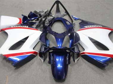 Cheapest 2002-2013 Blue White Honda VFR800 Motorcycle Fairings Canada