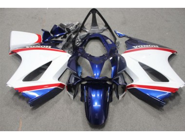 Cheapest 2002-2013 Blue White Honda VFR800 Motorcycle Fairings Canada