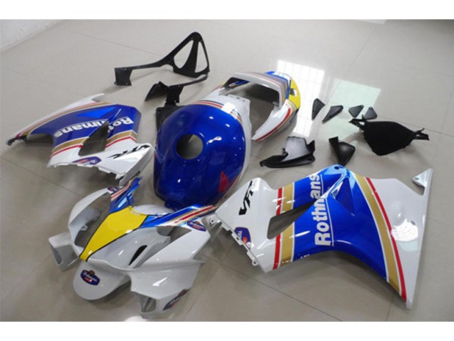 Cheapest 2002-2013 Blue White Rothmans Honda VFR800 Motorcycle Fairing Kits Canada Cheapest 2002-2013 Blue White Rothmans Honda VFR800 Motorcycle Fairing Kits Canada