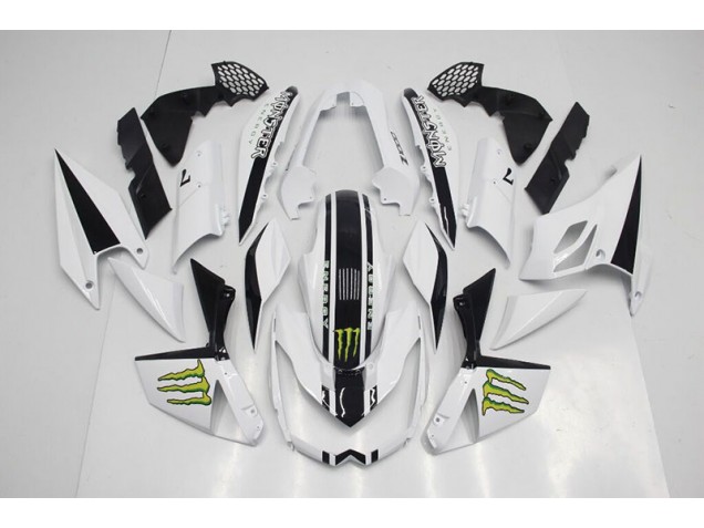 Cheapest 2007-2009 White Kawasaki Z1000 Moto Fairings Canada