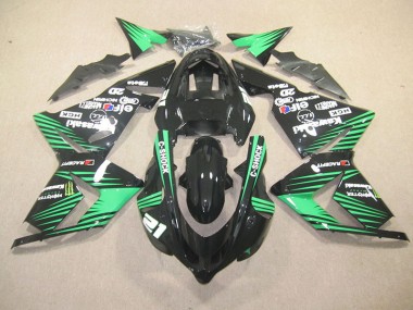 Cheapest 2003-2005 Black Green C-Shock Monster Kawasaki ZX10R Motorbike Fairing Canada